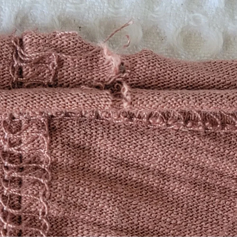 Shein Boho Feel Bohemela Round Neck Short Sleeve Loose FiT pink Size Xl - Picture 12 of 15